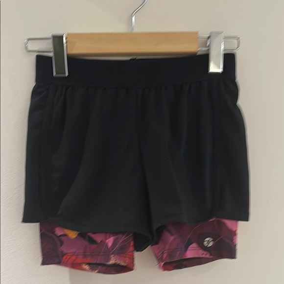 Black and Pink Performance Shorts for Active Days - Picture 2 of 5